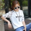 8010 Korean Style Long Sleeve Letter Print Tops