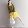 1832 # model real shot Anne forest art sweater long-sleeved hollow sweater woman sets of solid color shirt