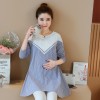 8072 autumn fashion models long-sleeved loose long mertanity dress