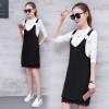 9902 Women's Autumn Two-piece Chiffon Dress