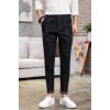 758 Men's original color jeans elastic pants