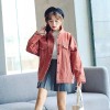 908 autumn lines decoration loose denim jacket