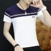 Summer men 's short - sleeved t - shirt Korean fashion half - sleeved youth trend men' s clothing 3045