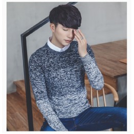 620 leisure gradient men knitting sweater 