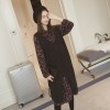 6495 Korean fashion long vest sweater