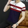 3036 men's short sleeve round neck tattoo print t-shirt