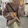 1966 Korean fashion retro hedging large size sweater