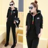 5505 thick wool lining leisure sport style three pieces