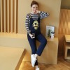 5017 Korean cartoon pattern pregnant women belly pants