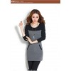 180 wool lining thick plus size dress