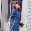 5559 spring and autumn Korean women long sleeves casual fashion joker denim dress