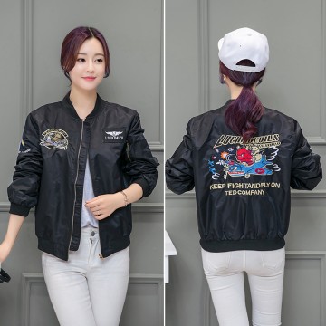 9627 Yokosuka embroidery couple baseball air force pilot jacket