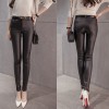 8805 # flash leather autumn and winter high waist leggings