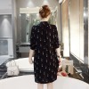 2017 autumn new loose cactus printing doll shirt collar shirt pregnant women dress