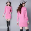 8068 large size loose mid-length sweater dress