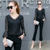 646 autumn new shirt women's long-sleeved Korean short loose shirt