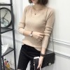 8093 # Korean fashion thin V collar sweater students autumn and winter slim sweater