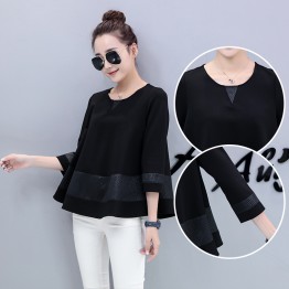 773 large size women loose fashion bottoming shirt