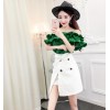 8009 new lotus leaf petals word collar shirt with double-breasted irregular skirt suit