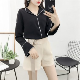 883 fashion pajamas style long sleeve shirt