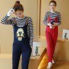 5017 Korean cartoon pattern pregnant women belly pants