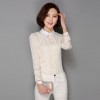 8005 spring slim doll collar lace chiffon shirt