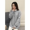 2216 Korean fashion simple color loose large knitted sweater