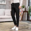 758 Men's original color jeans elastic pants