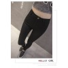 8601 empire waist elastic pencil jeans