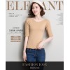 Shor t-sleeved bottom shirt in the sleeve t-shirt Slim half-sleeved knitting