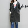 801European fashion long woolen coat