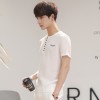 838 men's linen short sleeve T-shirt