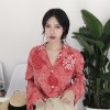 564 Korean Chic Retro Temperament Chiffon Long Sleeve Shirt