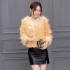 8237 Haining fox mantra rabbit hair short fur coat