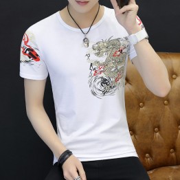 9120 Men's Chinese Fashion printed T-Shirt