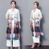 3380 small stand collar buckle long silk sunscreen cardigan