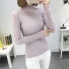 8080 # autumn and winter new Slim was thin high collar collar sweater female Korean long-sleeved wild base sweater