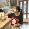 3097 Korean fashion fresh and simple beauty T-shirt