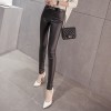 8805 # flash leather autumn and winter high waist leggings