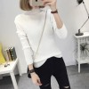 8082 slim high collar Korean long sleeve  sweater