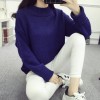 8952 # real shot high collar sweater women loose loose thick winter jacket sweater winter coat autumn and winter