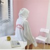 254 chic Korean fashion hooded loose letters printed sweatshirt