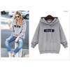 5031 Autumn hooded Korean fashion students long sleev woolen sweatshirt