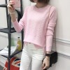 8103 women autumn and winter Korean fashion long-sleeved short bottoming sweater