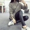 8953 #High collar collar sweater women loose thick winter long sweater