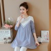 8072 autumn fashion models long-sleeved loose long mertanity dress