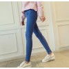 1880 Korean nine points pants high waist slim feet pencil pants