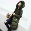 2017 down jacket fox fur slim thickening knee Korean fashion jacket 9525