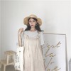 Korean college wind sling two two-piece dress two color 2187 #