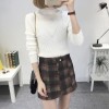8080 # autumn and winter new Slim was thin high collar collar sweater female Korean long-sleeved wild base sweater